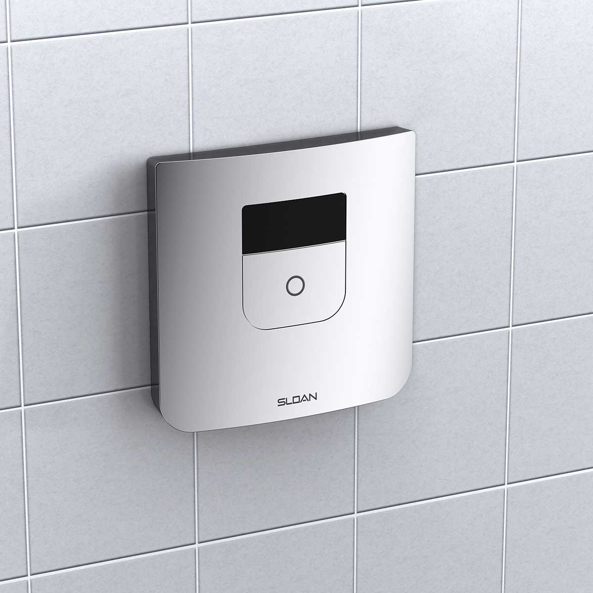 Ambiente Fluxómetro para sanitario con sensor Tru Flus de 4.8 Litros con panel metálico
