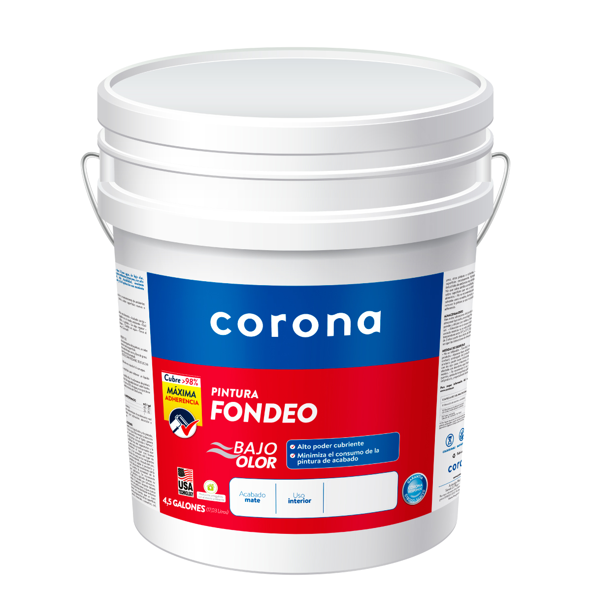 407961911 pintura fondeo cuatro punto cinco galones