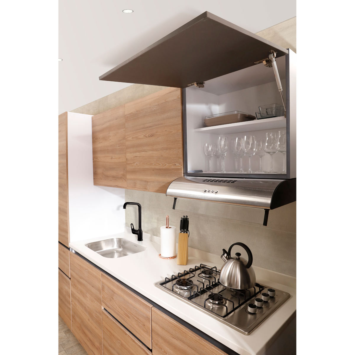 Grifer+¡a Lavaplatos Monocontrol Koral Mate Black KR5025551