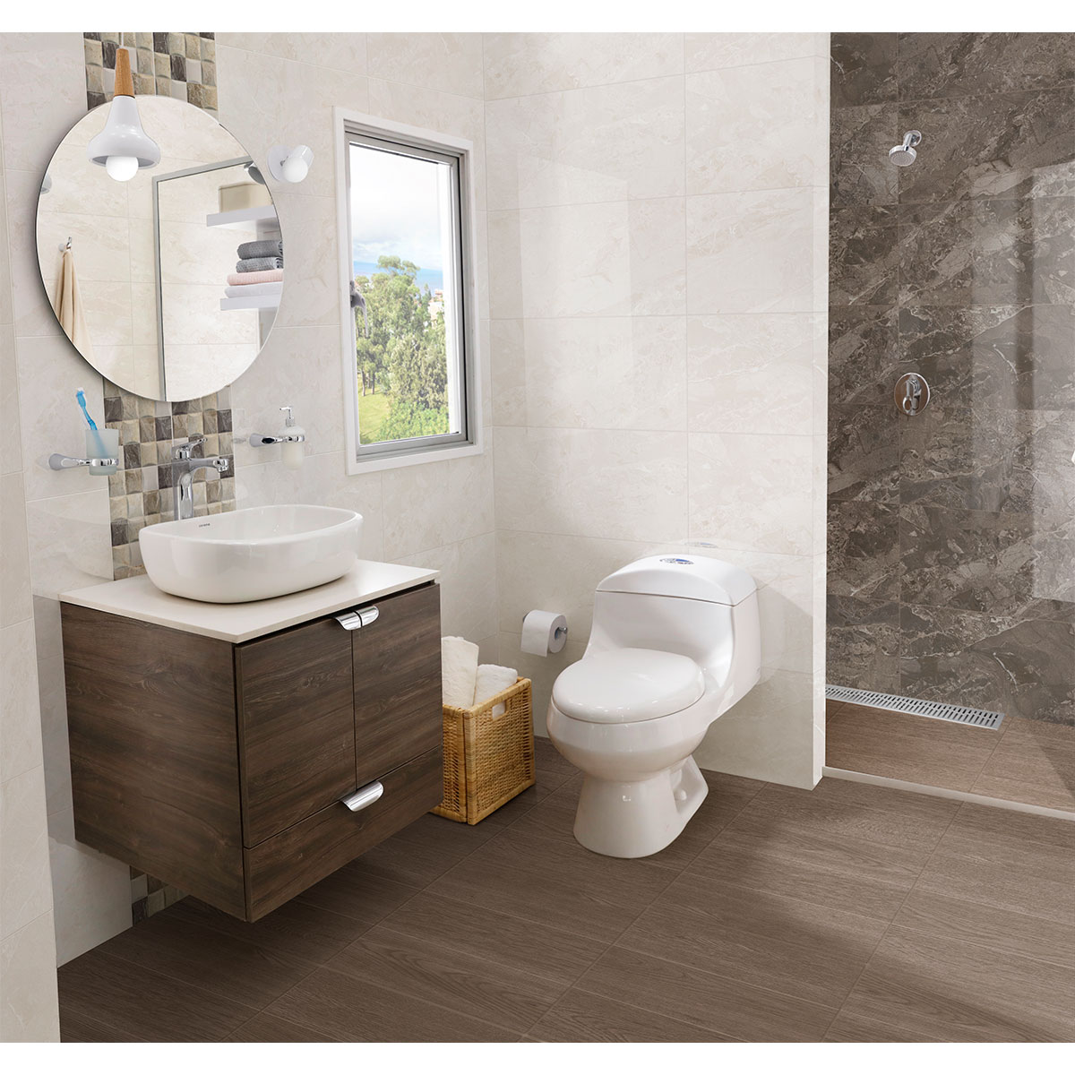 Base Decorada Chipre Taupe 602401761