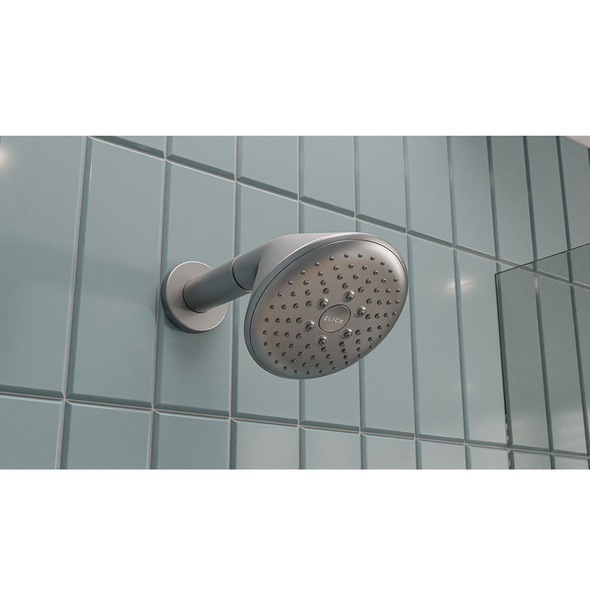 Ducha Monocontrol Cascade Plus Titanio Antimicrobiano