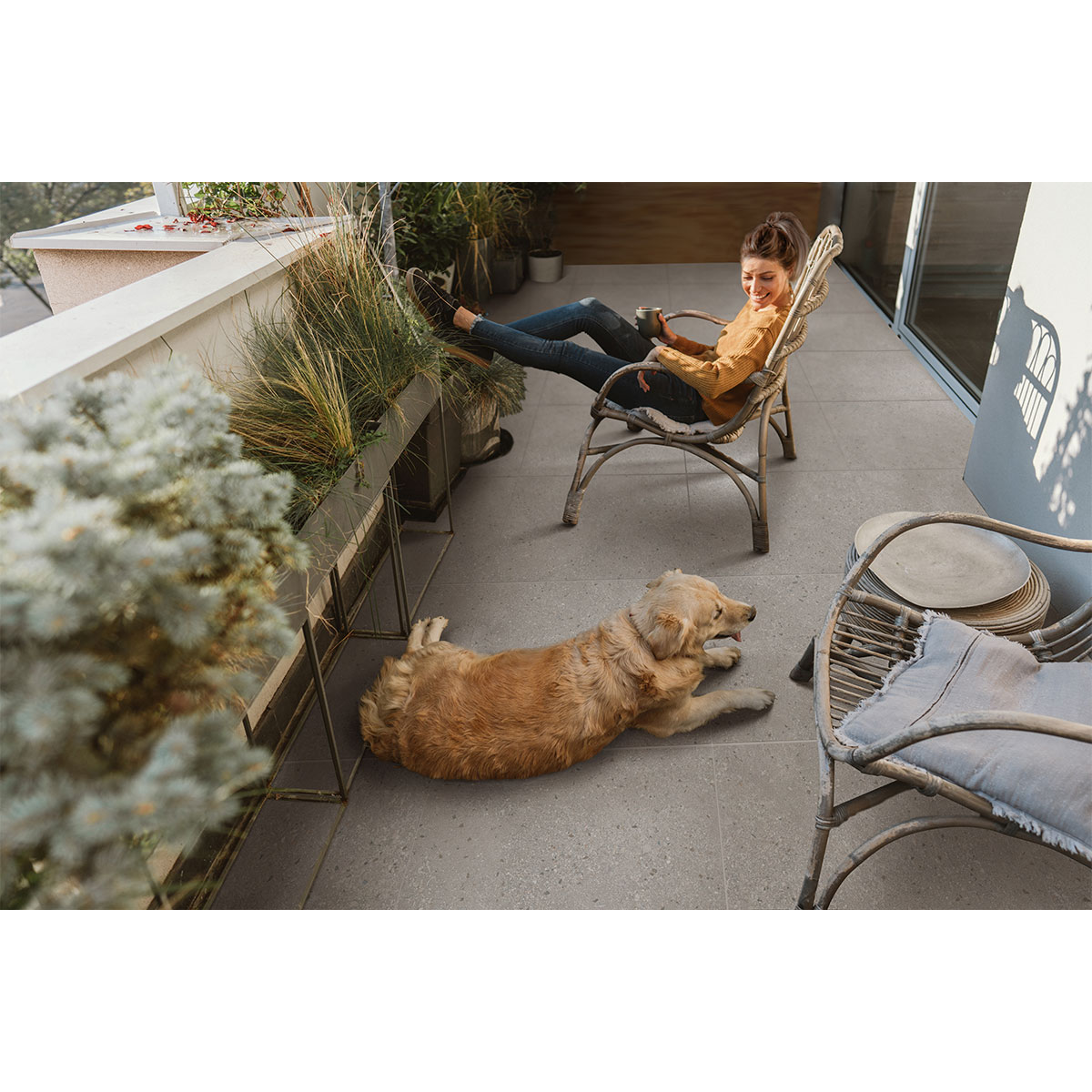 Piso Cantera Duropiso Gris Caras Diferenciadas 515184501