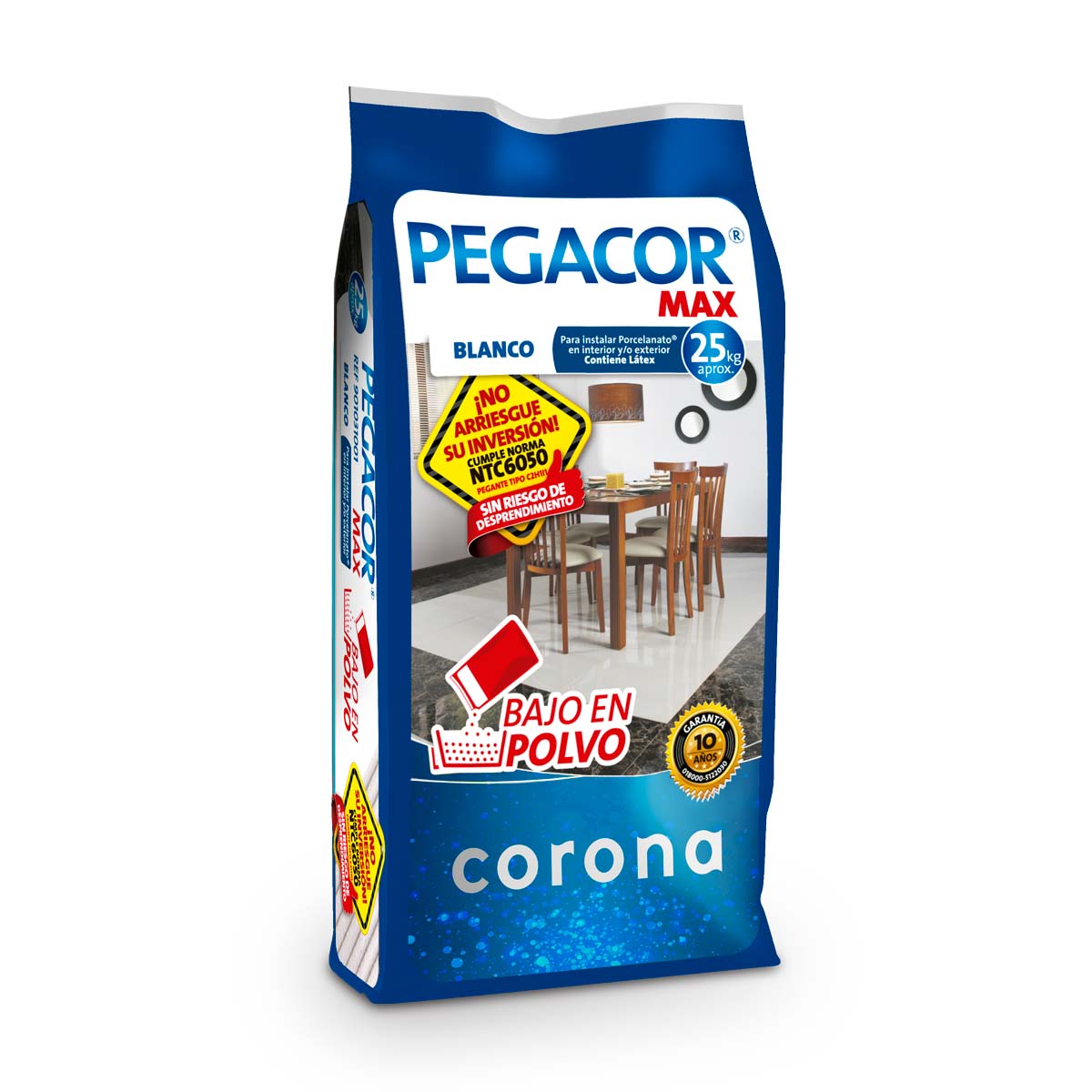 Pegacor® max blanco 25 kg