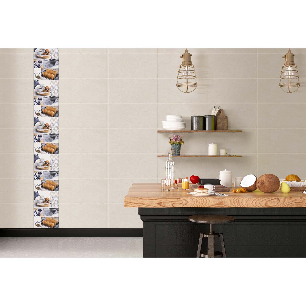 baldosa para pared malta marfil cara diferenciada ambiente 1 609999051