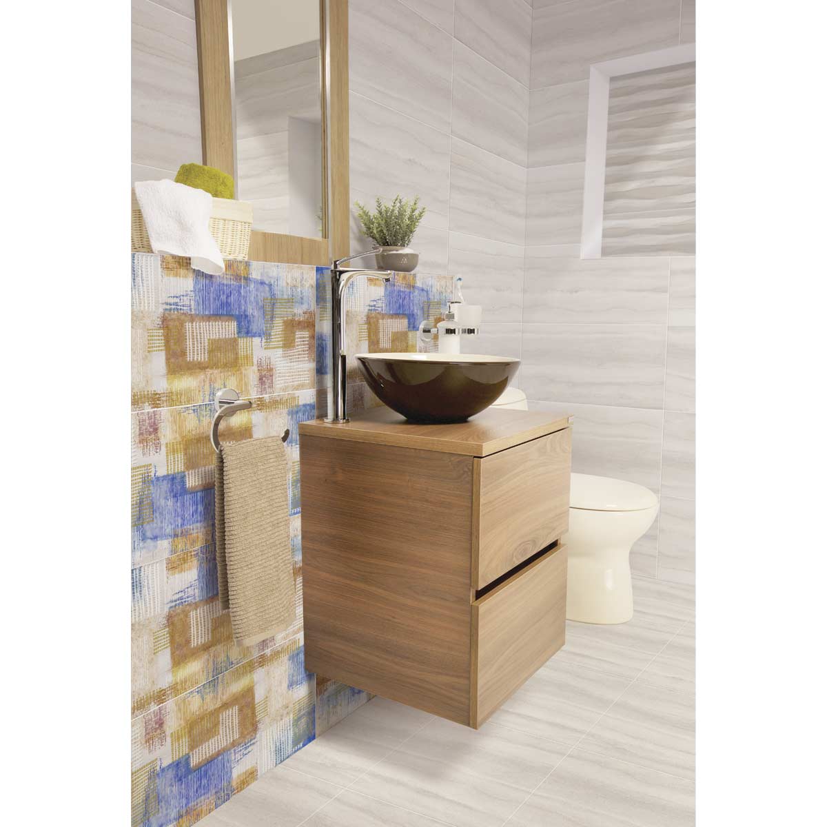 baldosa para pared paine beige cara diferenciada 608069031 ambiente 1
