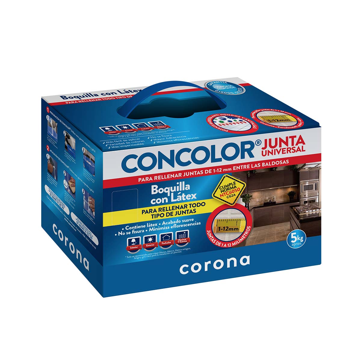 Boquilla Concolor® junta universal ladrillo 5 kg