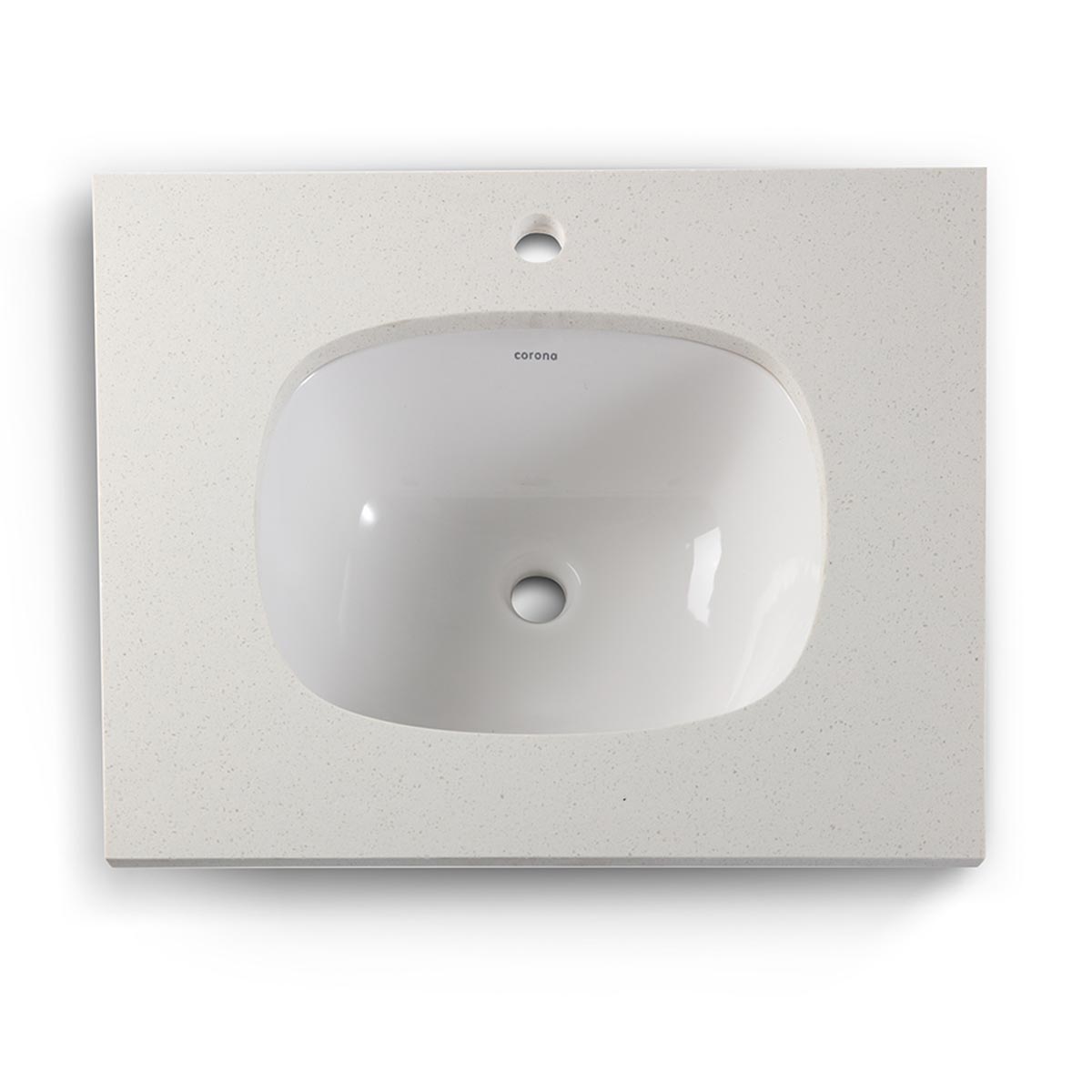 Lavamanos Cascade de incrustar petit blanco en porcelana sanitaria Cara 2