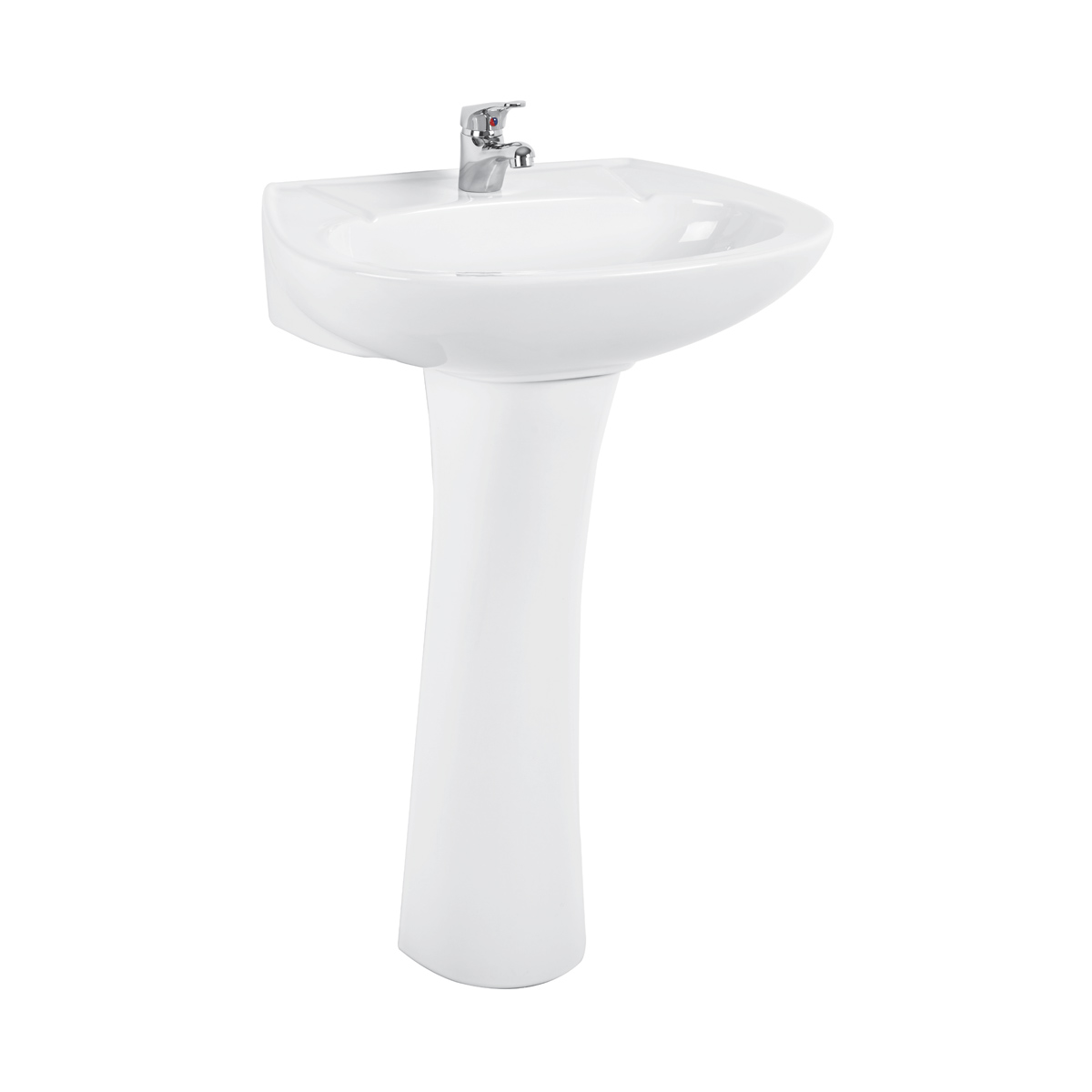 Lavamanos con pedestal Máximo Blanco