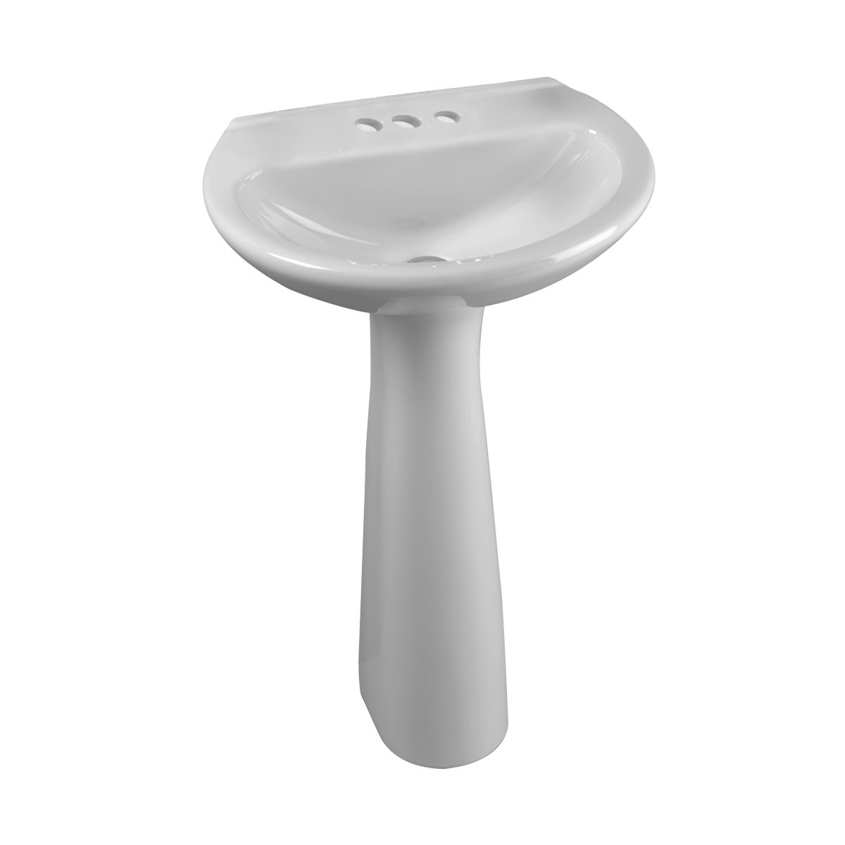 Lavamanos con pedestal Milano Blanco