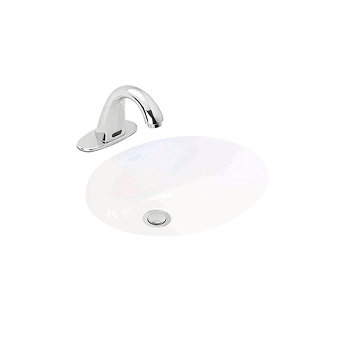 Lavamanos de incrustar San Lorenzo petit blanco en porcelana Sanitaria