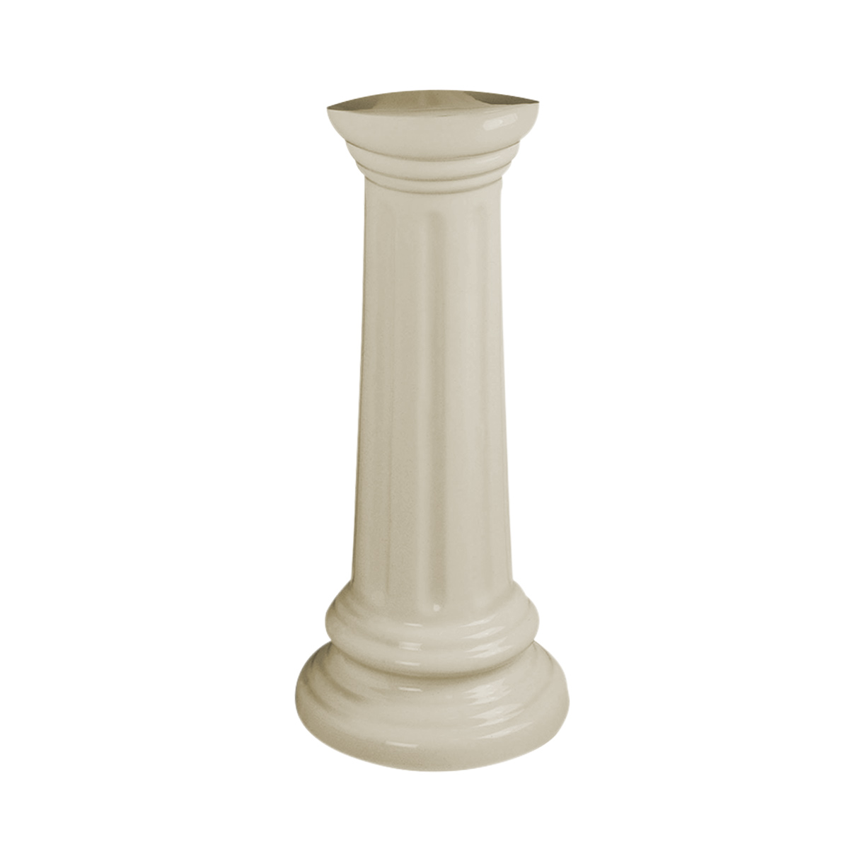 Pedestal para lavamanos Mazara bone en porcelana sanitaria Cara 2