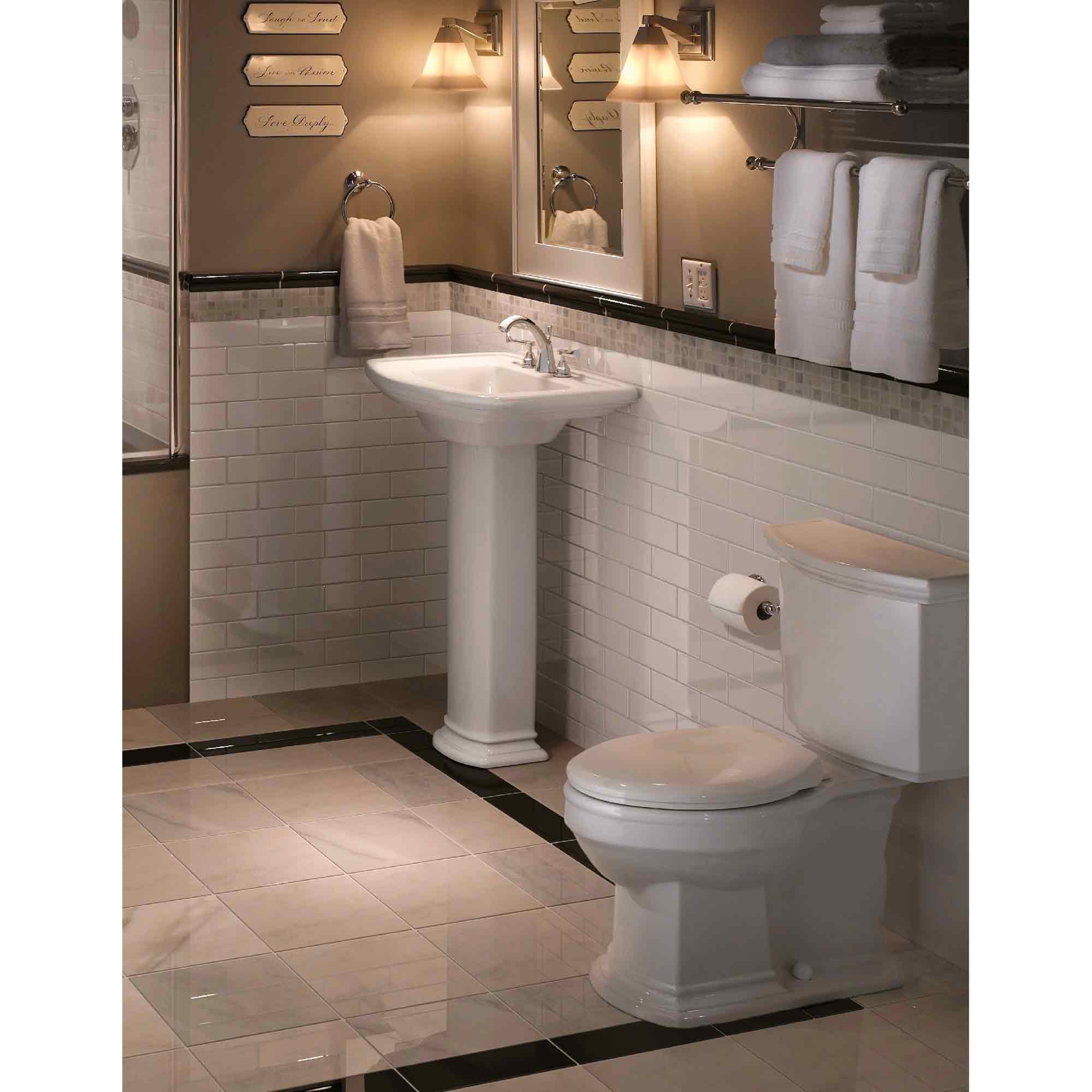 Ambiente Pedestal para lavamanos Piamonte bone en porcelana sanitaria