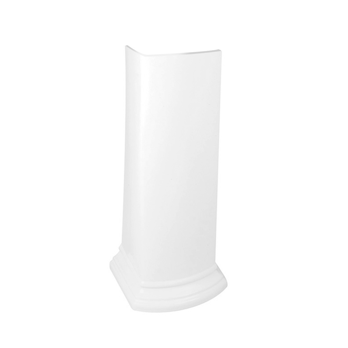 Ambiente Pedestal para lavamanos Piamonte blanco en porcelana sanitaria