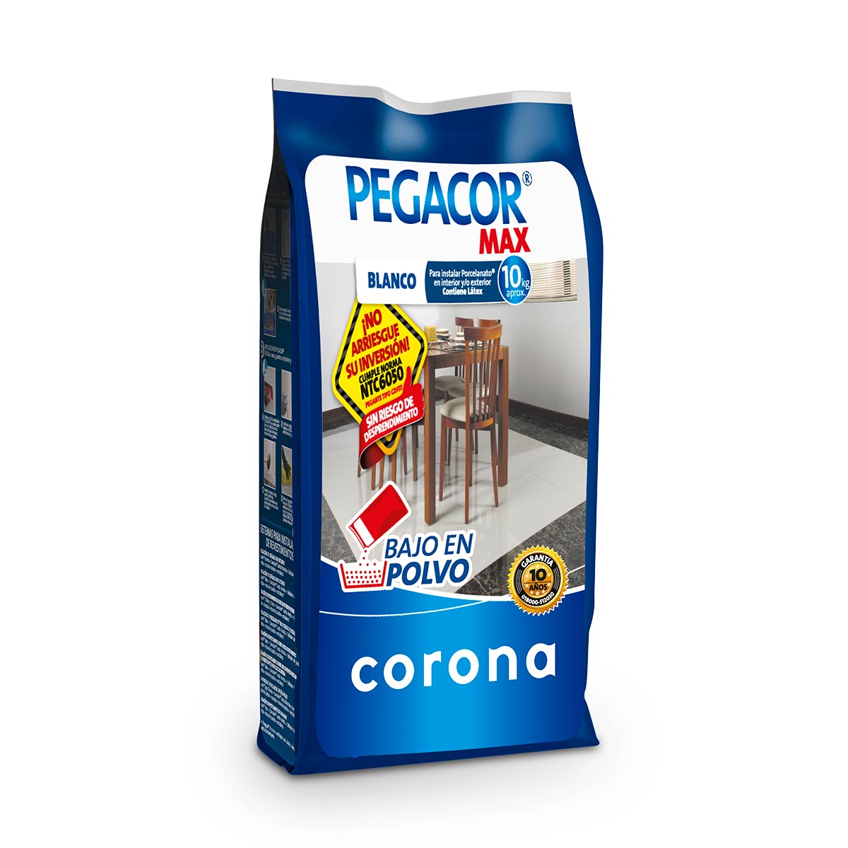 Pegacor® max blanco 10 kg