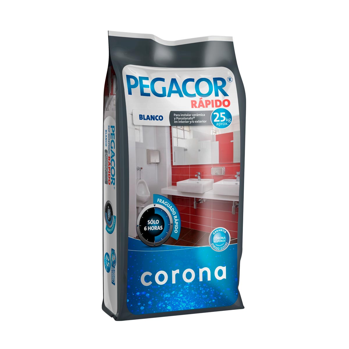 Pegacor® rápido blanco 25 kg