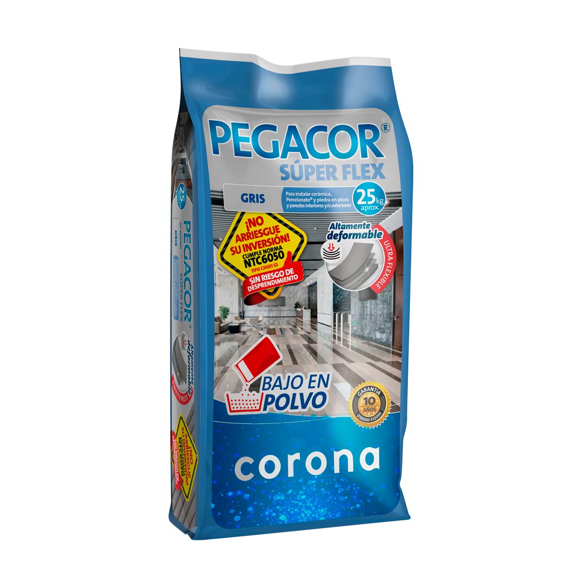 Pegacor® superflex gris x 25 kg